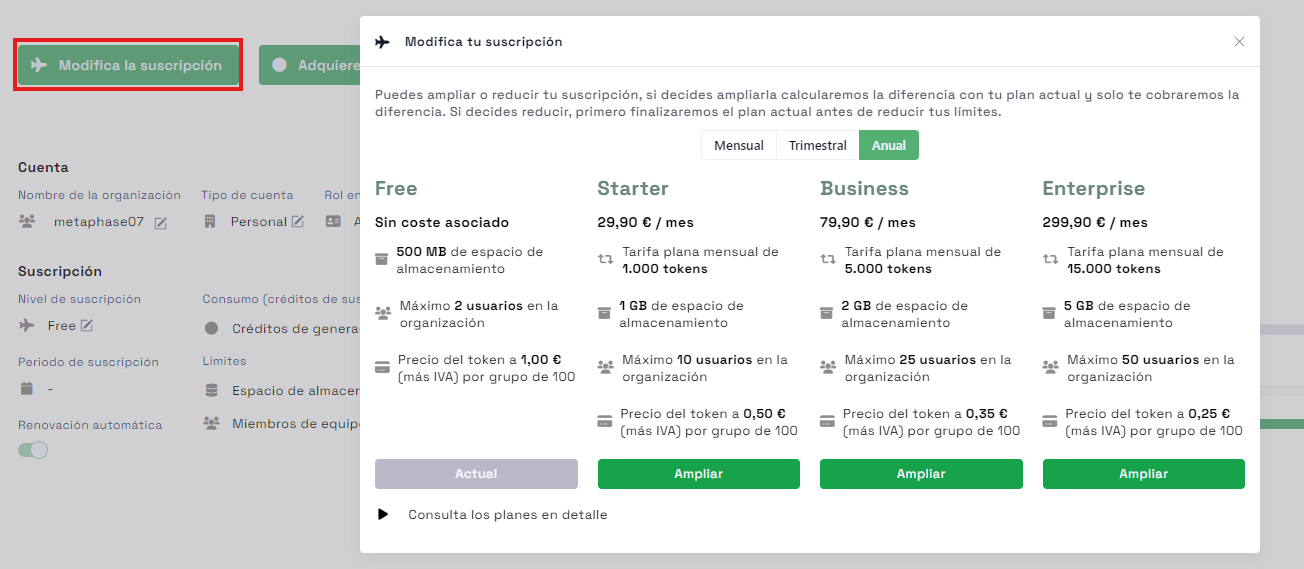 Subscription Type Form