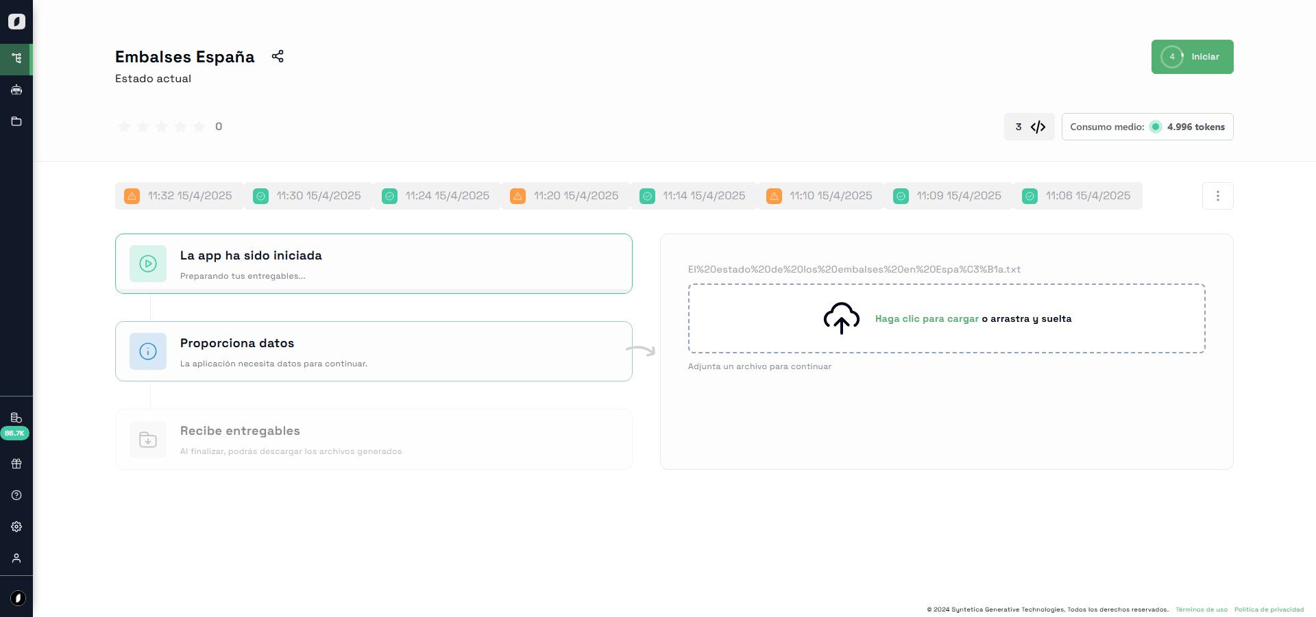 Data entry form