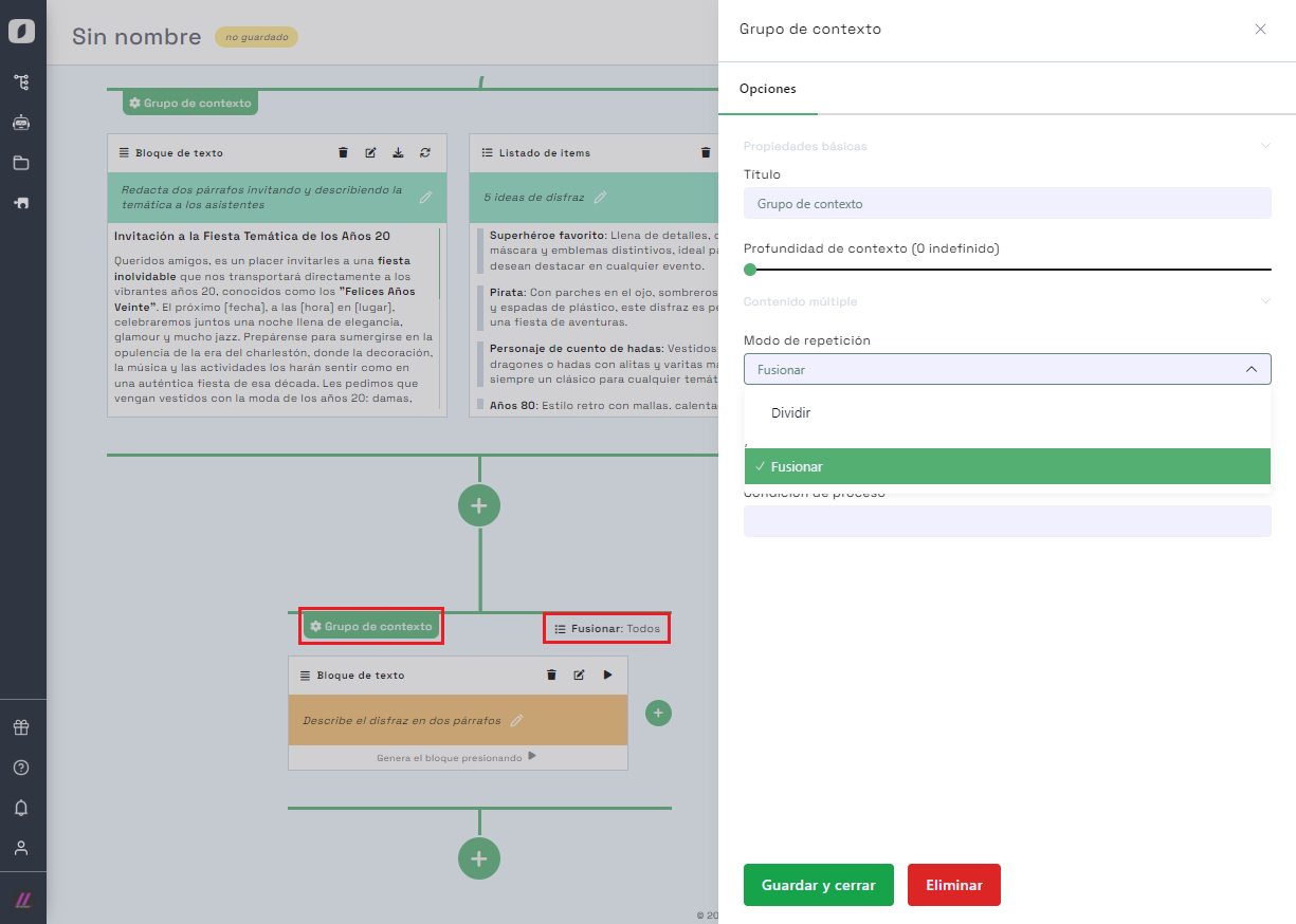 Configuring Multiple Content