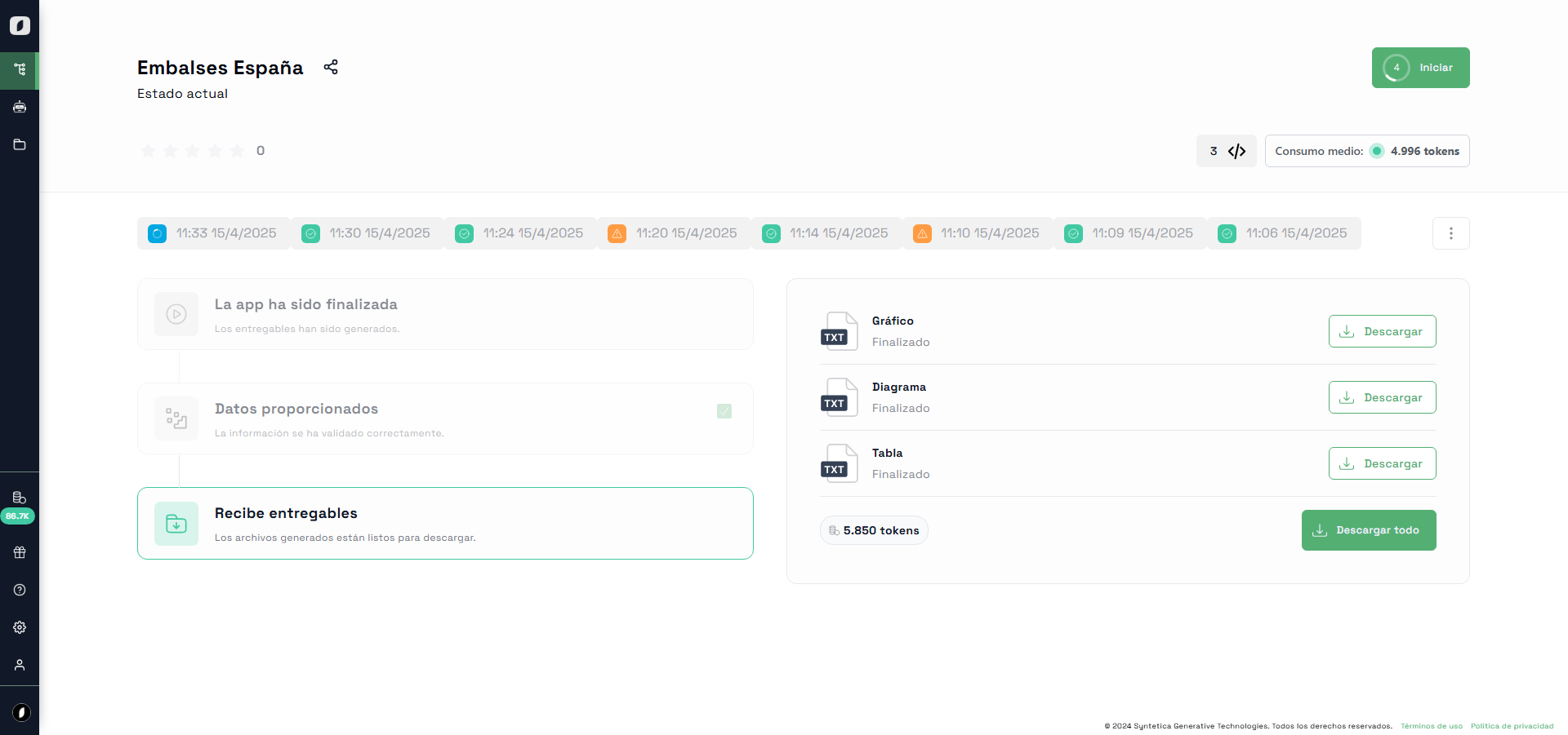 Deliverables ready to download